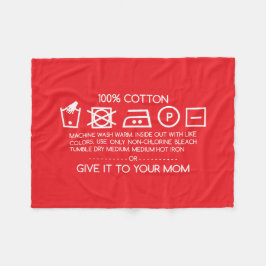 Give it to your mom 4 fleece deken