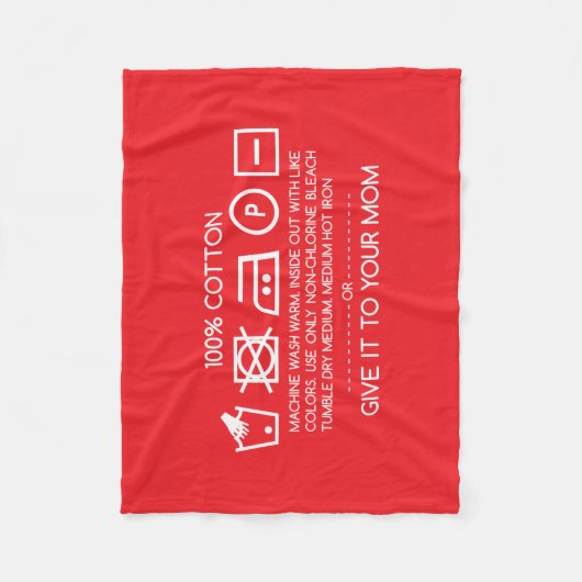 Give it to your mom 4 fleece deken (Voorkant)