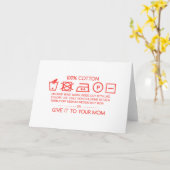 Give it to your mom 4 kaart (Gele Bloem)