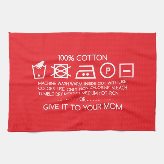 Give it to your mom 4 theedoek (Horizontaal)