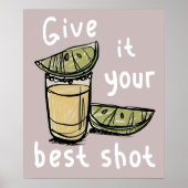Give it your best shot poster (Voorkant)