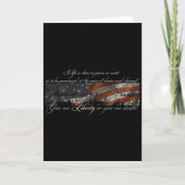 Give Me Liberty Or Give Me Death Patrick Henry Ful Kaart (Voorkant)