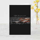 Give Me Liberty Or Give Me Death Patrick Henry Ful Kaart (Gele Bloem)