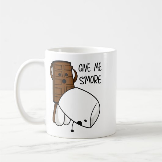 Give Me S’more Chocolate Adult Joke Funny Quote  Koffiemok (Links)