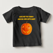 Give Me The Candy Baby T-Shirt (Voorkant)