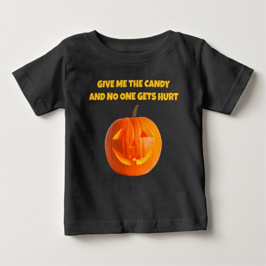 Give Me The Candy Baby T-Shirt (Voorkant)
