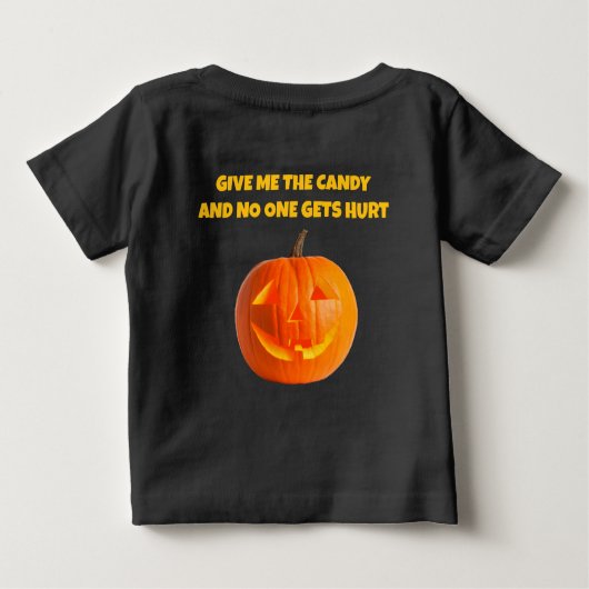 Give Me The Candy Baby T-Shirt (Achterkant)