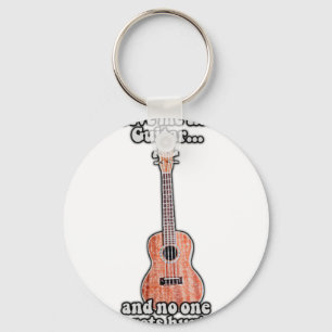 Give me the guitar and no one gets hurt. vintage sleutelhanger