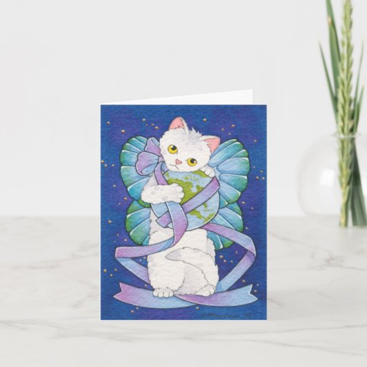 Give Peace a Chance Notecard Moussart Kaart (Voorkant)