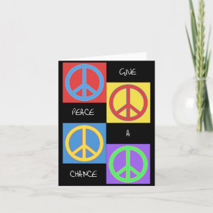 Give Peace a Chance Pop Card Kaart