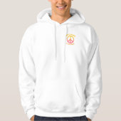 'Give Peace a Chance' Volwassenen Pullover Hoodie (Voorkant)