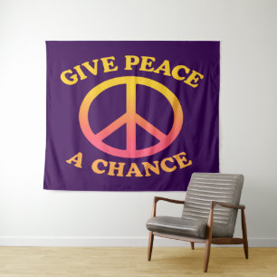 'Give Peace a Chance'-wandtapijt Wandkleed