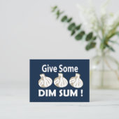 Give Some Dim Sum Restaurant Visitekaartje (Staand voorkant)