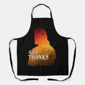 GIVE THANKS APRON SCHORT (Voorkant)
