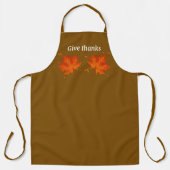 Give Thanks Autumn Apron Schort (Voorkant)
