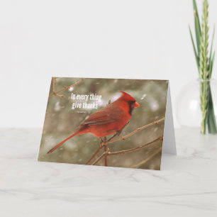 Give Thanks Bible Verse Bedankkaart