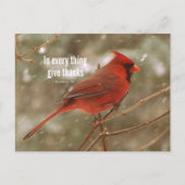 Give Thanks Bible Verse Briefkaart (Voorkant)