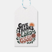 Give Thanks - Christian Cadeaulabel (Voorkant)