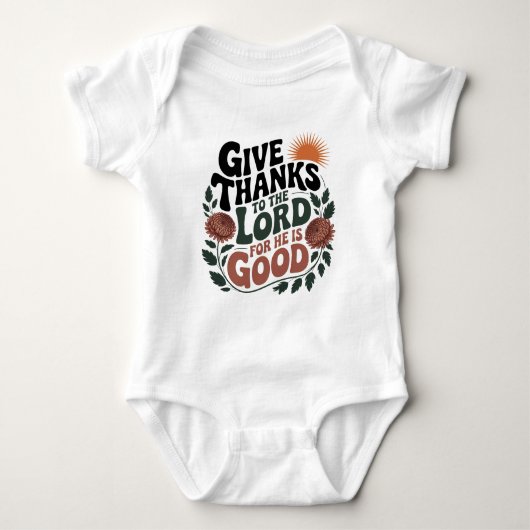 Give Thanks - Christian Romper (Voorkant)
