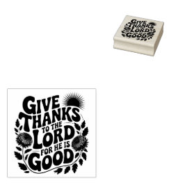 Give Thanks - Christian Rubberstempel