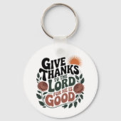 Give Thanks - Christian Sleutelhanger (Voorkant)