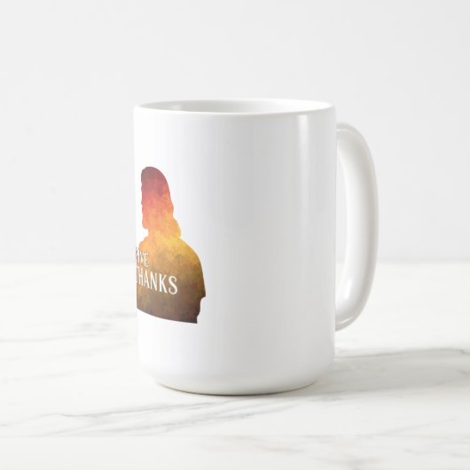 GIVE THANKS COFFEE MUG KOFFIEMOK (Voorkant rechts)