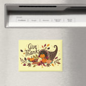 Give Thanks Cornucopia Magnet (Insitu (Vaatwasser))