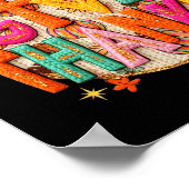 Give Thanks, Fall Leopard Coquette Bow, Preppy Tha Poster (Hoek)