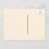 Give Thanks for Vegans Feestdagenkaart (Achterkant)