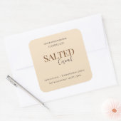 Give Thanks Salted Caramel Candle Label (Envelop)