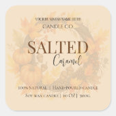 Give Thanks Salted Caramel Candle Label (Voorkant)