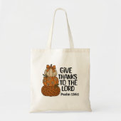 Give Thanks to the Lord Fall  Tote Bag (Voorkant)