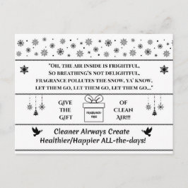 Give the Gift of Clean Air Feestdagenkaart