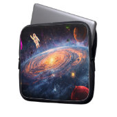 Give Them a Space Man on Their Own Electronics Bag Laptop Sleeve (Voorkant Links)