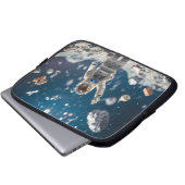 Give Them a Space Man on Their Own Electronics Bag Laptop Sleeve (Voorkant onderkant)