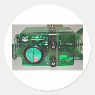 GIVE THEM THE BIRD - VENTILATOR RONDE STICKER