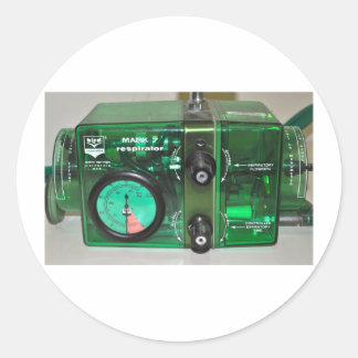 GIVE THEM THE BIRD - VENTILATOR RONDE STICKER