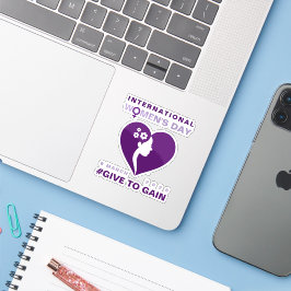 Give To Gain International Women's Day 2026 Sticker