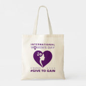 Give To Gain International Women's Day 2026 Tote Bag (Achterkant)