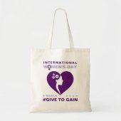 Give To Gain International Women's Day 2026 Tote Bag (Voorkant)