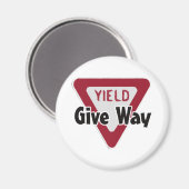 GIve Way Magneet (Voorkant / Achterkant)