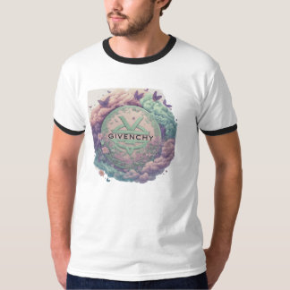 GIVENCHY in een cirkel T-shirt