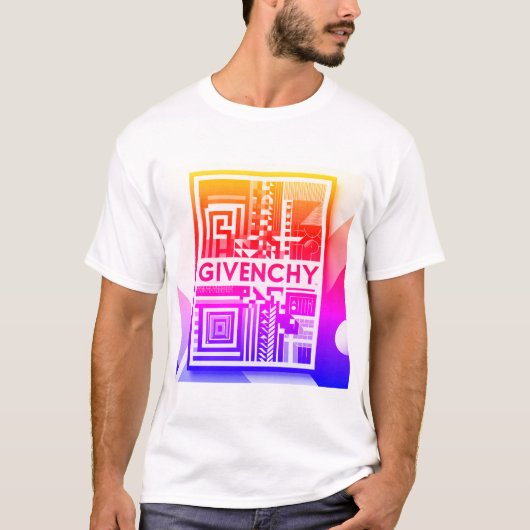 "Givenchy Signature: Tekst Art T-shirts (Voorkant)