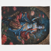 Giver of blessings Divine Kali Fleece Deken (Voorkant (Horizontaal))