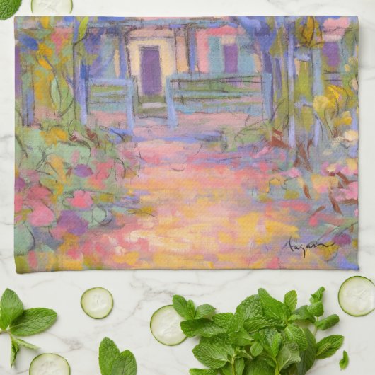 Giverny Gardens Towel Theedoek (Gevouwen)