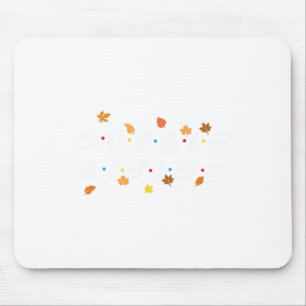 Giving Fall Leaves Turkije Thanksgiving Family Mat Muismat