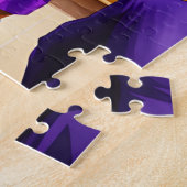 Giving God the Glory Zwart Christelijk Art Puzzel Legpuzzel (Zijkant)