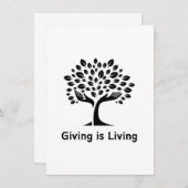 Giving is Levend Kaart (Voorkant / Achterkant)