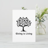 Giving is Levend Kaart (Staand voorkant)