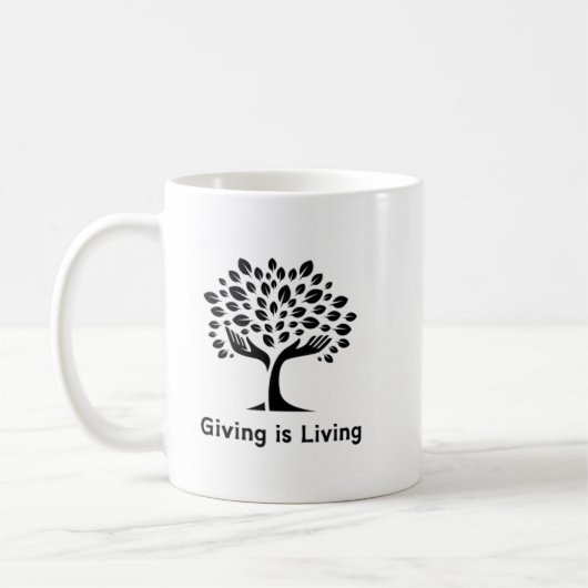 Giving is Levend Koffiemok (Links)